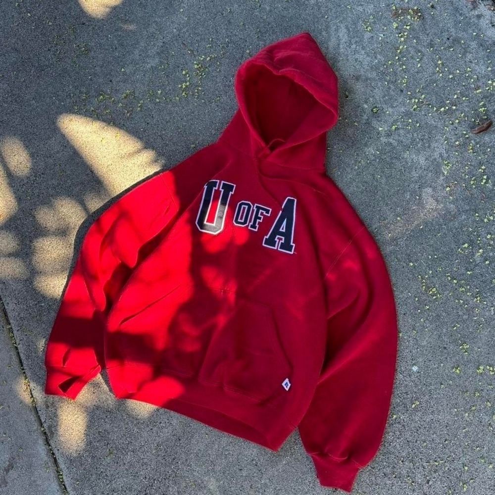 Vintage 90's U of A University of Arizona Russell Athletic Hoodie